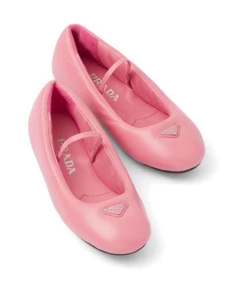 prada crystal flats|Prada padded maryjane ballet flats.